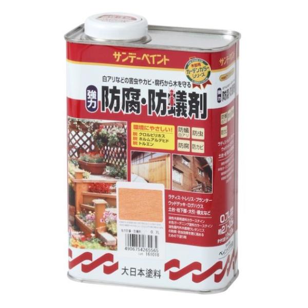 強力　防腐・防蟻剤　0.7L　各色【サンデーペイント】