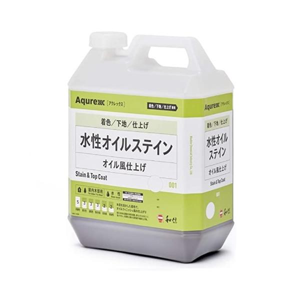 アクレックス水性オイルステイン 水系顔料着色剤 屋内木部用 OS-5 チョコレート 3.5Kg 【和信化学工業株式会社】
