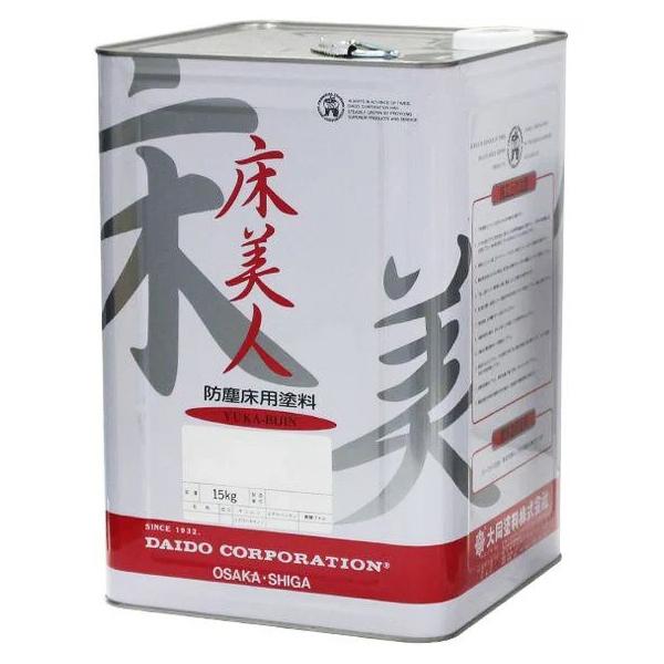 ２本セット! 床美人 No. 27 クリーム 15kg コンクリート床用 床美人 大同塗料 [15kg] 防塵床用アクリル樹脂塗料・床・速乾・工場