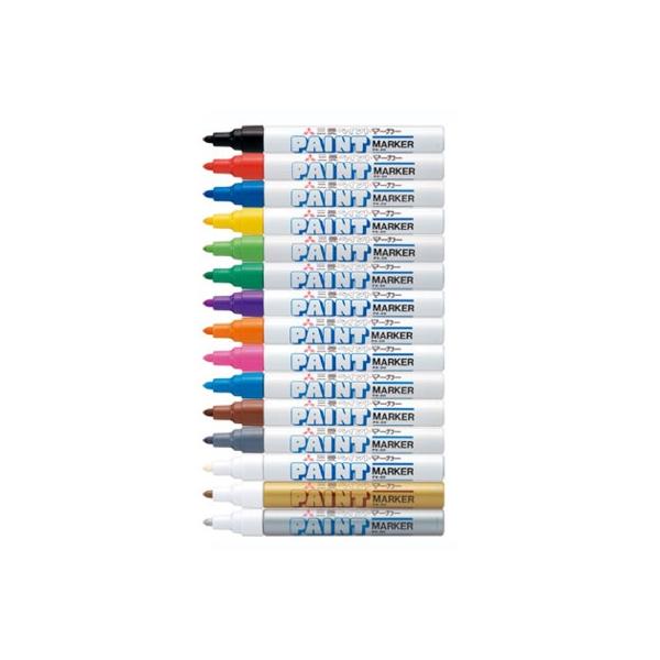 ペイントマーカー 中字丸芯 PX-20 小箱（10本入り）各色【三菱鉛筆】