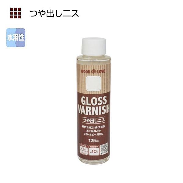 WOODLOVE つや出しニス　125ml【ニッペホームプロダクツ】