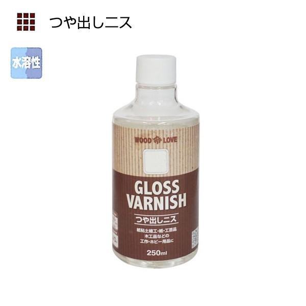WOODLOVE つや出しニス　250ml【ニッペホームプロダクツ】