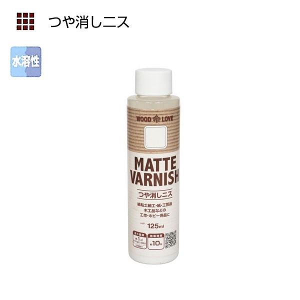 WOODLOVE つや消しニス　125ml【ニッペホームプロダクツ】