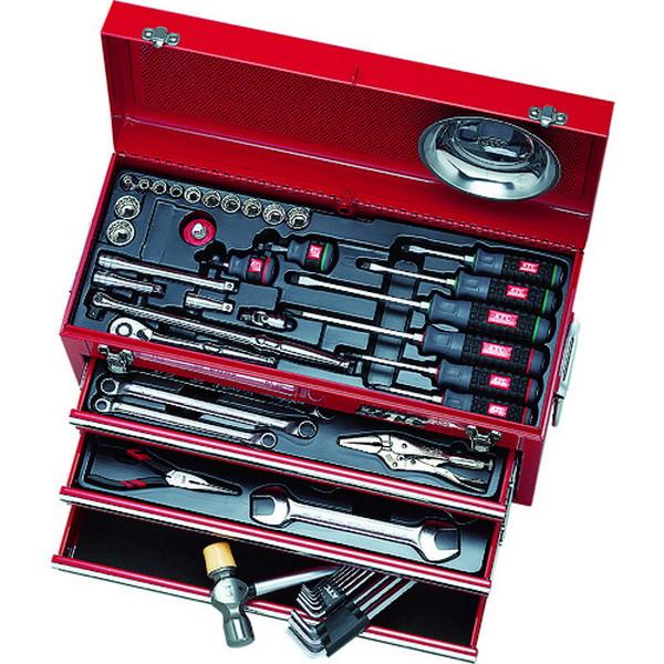 KTC 工具セット（チェストタイプ）インチ （SK3540BX）【京都機械