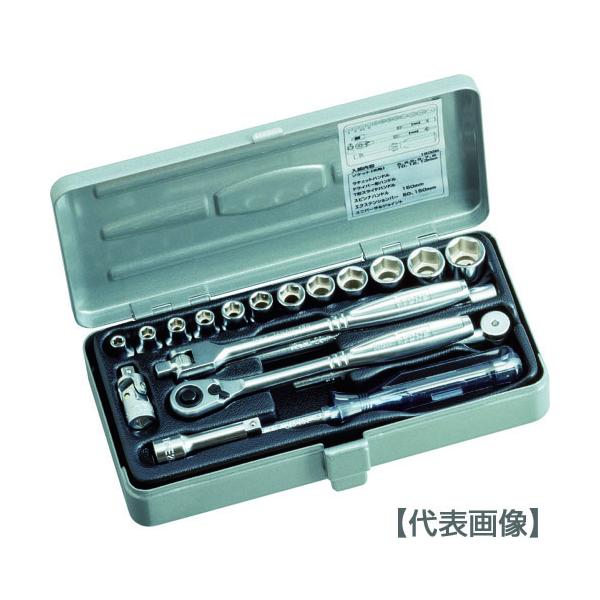 TONE ソケットレンチセット 19pcs（1800M）369-4496