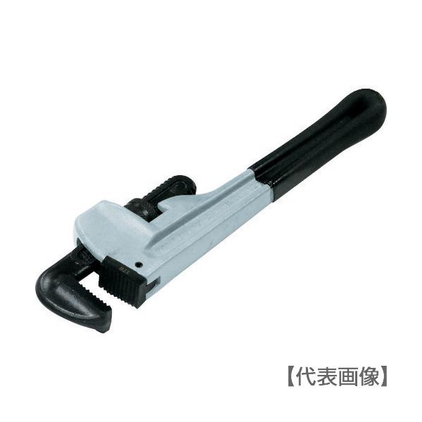 ＴＯＮＥ　パイプレンチ（アルミ製）　全長２４８ｍｍ　口開き４５ｍｍ（ALPW-250）124-0296【ＴＯＮＥ（株）】