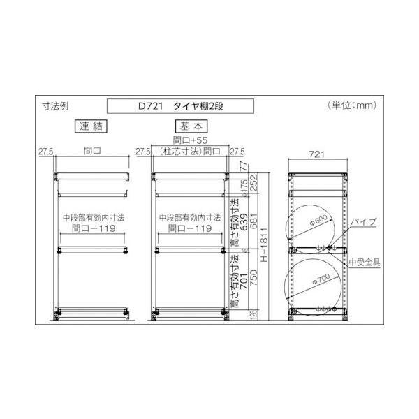 ｔｒｕｓｃｏ ｍ３型中量棚 １５００ｘ７２１ｘｈ１８００ My1 お歳暮 ３段 タイヤ１段