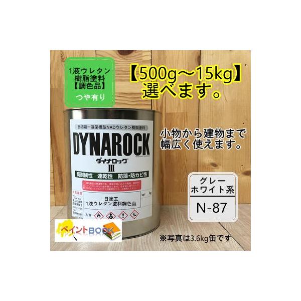 日塗工N-87】マンセルN8.7 1液型ウレタン塗料【容量 / つや消し など