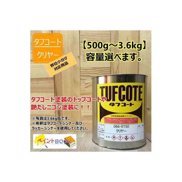 タフコートクリヤー 066-0150　【500g〜】つやだし　ニゴシ塗装　塗料