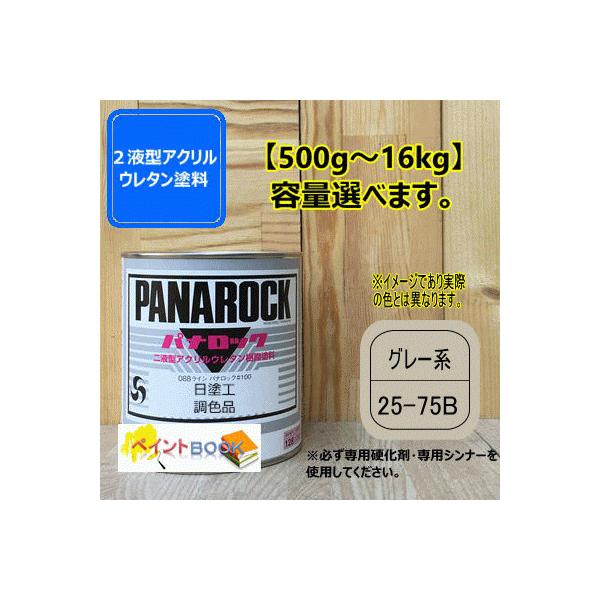日塗工 25-75B】グレー系 マンセル 5Y7.5/1 パナロック 2液型ウレタン