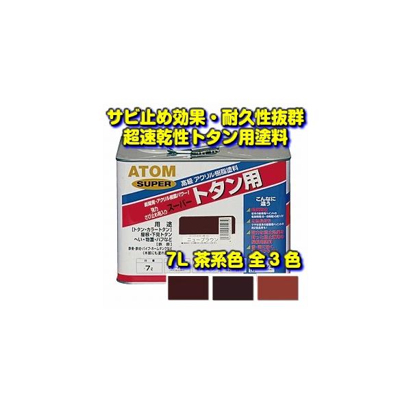 アトムサポート アトムハウスペイント 油性スーパートタン用 7L