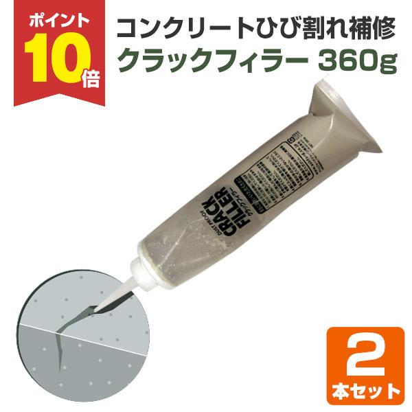 クラックフィラー 床用 360g 2本セット クラック補修材 ひび割れ補修 Pu 0 S2 ペイントジョイyahoo 店 通販 Yahoo ショッピング