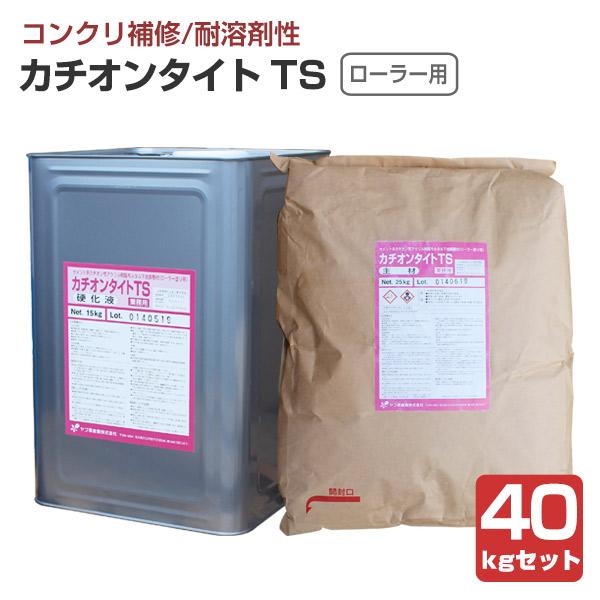 カチオンタイト TS （ローラー用耐溶剤型） 40kgセット （ヤブ原産業