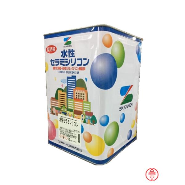 水性セラミシリコン つや有り １６Kg 白・SR標準色(淡〜極濃)・日本 