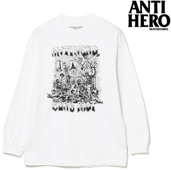 ANTIHERO（アンタイヒーロー） ANTI HERO CURB RIOT L/S TEE ロンT