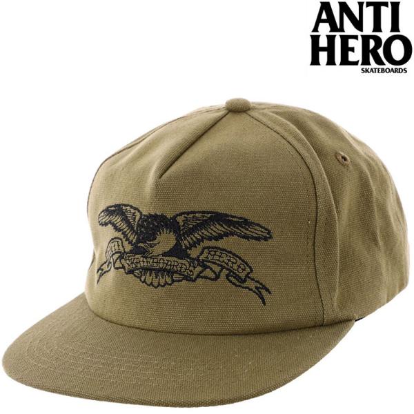 ANTIHERO スナップバッグ キャップ グレー ANTIHERO アンタイヒーロー アンチヒーロー スナップバック