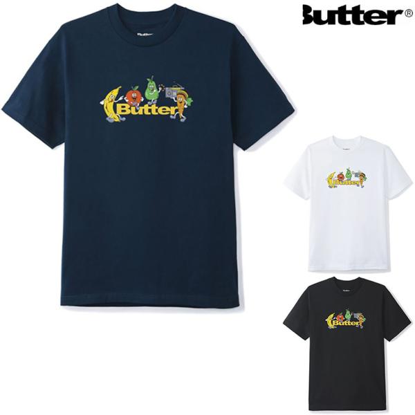 【新品未使用】Butter tシャツ M size バターグッズ Tシャツ ） BUTTER GOODS FRUITS LOGO TEE 半袖T