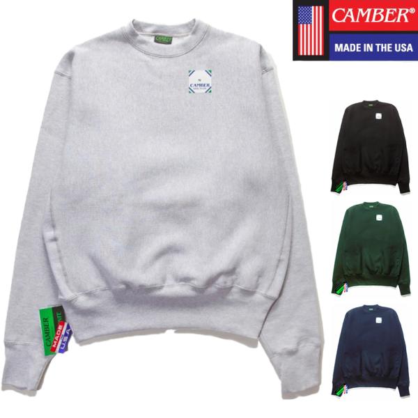 P412/USA製 CAMBER トレーナー スウェット リバースウィーブ CAMBER（キャンバー） トレーナー CAMBER CREW NECK 234 CROSS KNIT