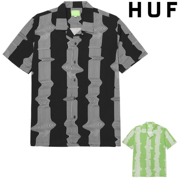 HUF アロハシャツ HUF ハフ シャツ SEISMOGRAM S/S RESORT SHIRT リゾートシャツ
