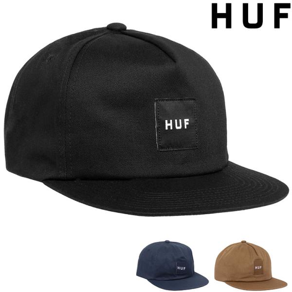 L GEAR SOLID 黒 ベースボールキャップ　ハフ　huf HUF（ハフ） キャップ HUF SET BOX SNAPBACK CAP ベースボールキャップ