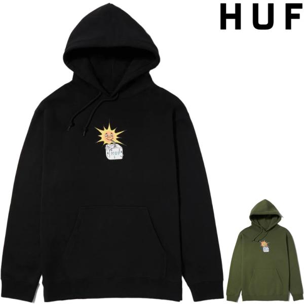 HUF フーディー HUF ハフ パーカー フーディー メンズ BOX LOGO プルオーバー