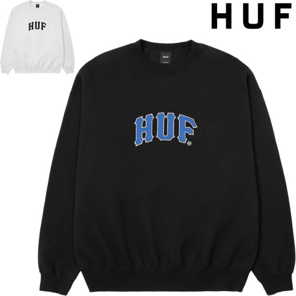 HUF ハフ トレーナー ARCH APPLIQUE CREW NECK スウェット クルー
