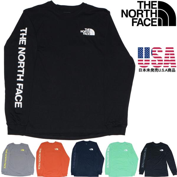 ザ ノースフェイス ロンT THE NORTH FACE L/S SLEEVE HIT GRAPHIC TEE （日本未発売USA商品）ロングスリーブ  Tシャツ メンズ 長袖 Tシャツ LONG SLEEVE