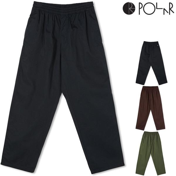 【入手困難】POLAR SKATE CO. ベージュ チノパン ゴムウエスト 入手困難】POLAR SKATE CO. ベージュ チノパン ゴムウエスト