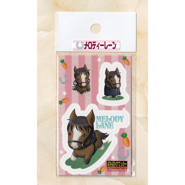 [Release date: July 25, 2024]こちらは「メロディーレーン」のステッカーです。UVラミネート加工済みで、耐水性・耐光性の高いプラスチック(PET)素材の再剥離可能なステッカーです。ツルツルしたガラスやプラスチック素...
