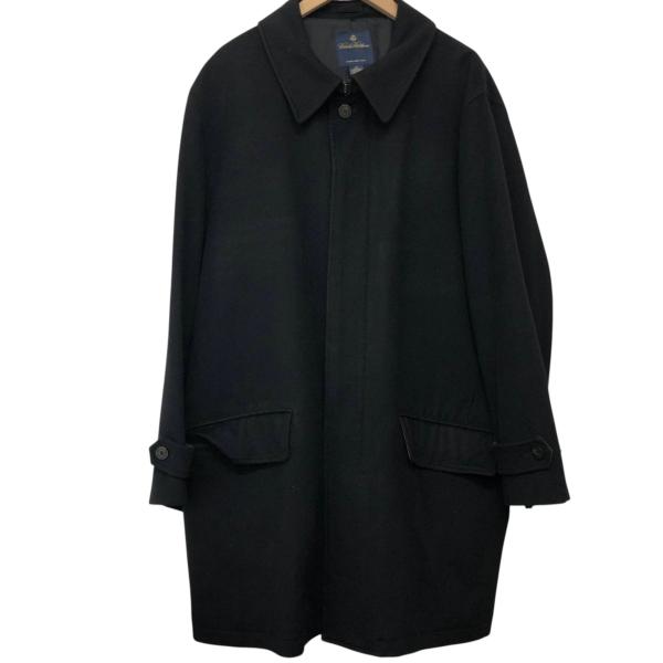 Brooks Brothers/ブルックスブラザーズ/ロロピアーナ生地/ウールハーフコート/サイズXL/メンズ/ブラック/RS0554 pal-ecolife_rc-itiwcxm93hau-d8yq
