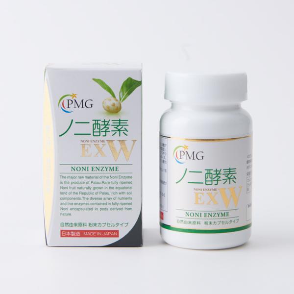 ノニ酵素EXW　 パラオ産ノニ酵素サプリメント 健康補助食品 非加熱 植物性カプセル