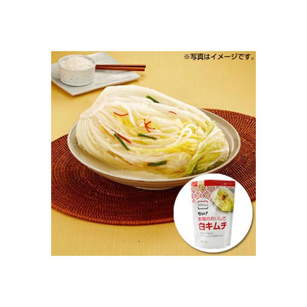 ニンニク、セリ、生姜など薬味はたっぷり入っているが辛くない白菜キムチです。