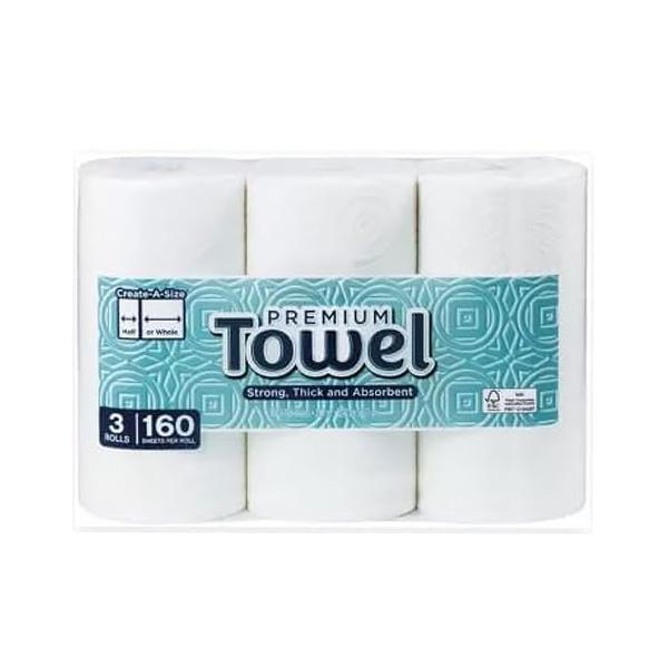 2枚重ねシートで厚みがあって強い、高吸水！