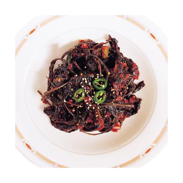 韓国料理で有名な全羅道地方の漬物です。甘辛く苦味があります。