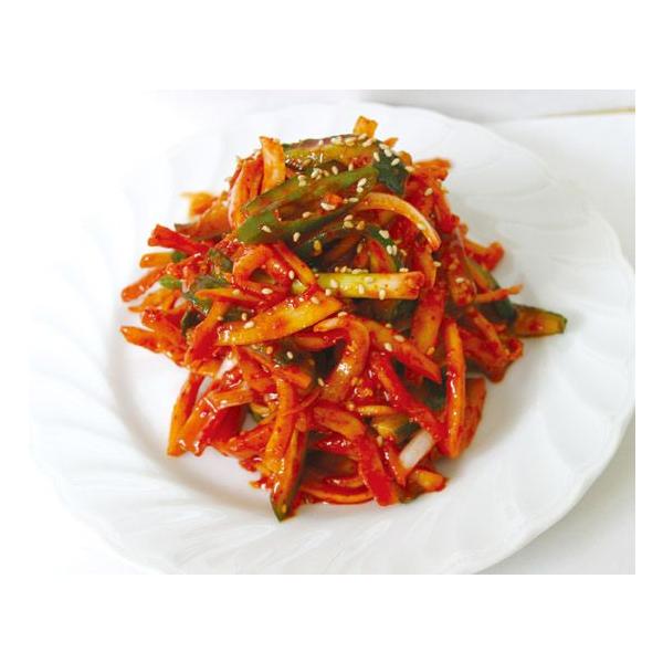 桔梗の根をコチュジャンベースで味付けした一品！