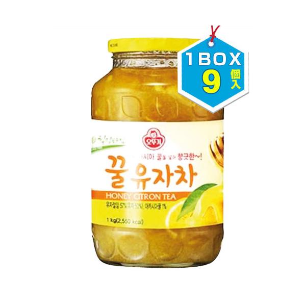 【まとめてお得】オットギ 蜂蜜ゆず茶 柚子茶 1BOX=1kg×9個セット 韓国お茶 伝統茶 健康茶 韓国食品
