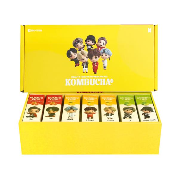 BTSコラボ！ダムト BTコンブチャSET 7箱入り ライム味2箱