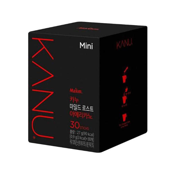 東西 KANU マイルドロスト アメリカーノ 0.9g×30包・無糖 カヌアメリカーノ ドンソ 韓国コーヒー 韓国食品