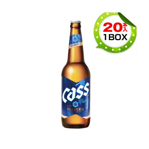 「CASSビール」は,OB社独自の醗酵工法で100％非加熱処理で製造したビールです。