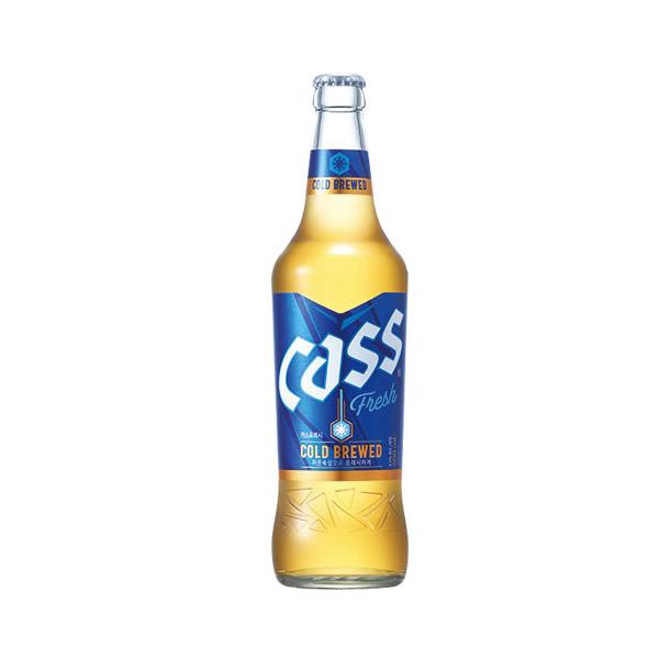 「CASSビール」は,OB社独自の醗酵工法で100％非加熱処理で製造したビールです。