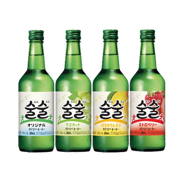 すっきりした味わいの韓国焼酎。輸出大手企業で製造する高品質製品です。