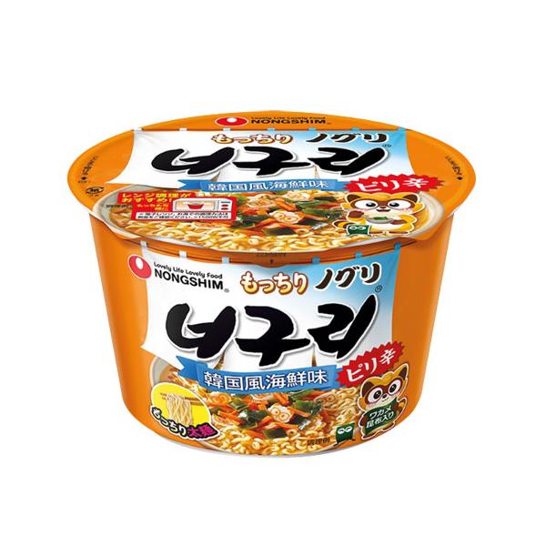 農心 もっちりノグリ 韓国風海鮮味 カップ（ピリ辛）NONG SHIM カップ ラーメン 韓国ラーメン インスタント