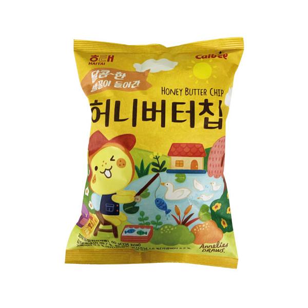 ヘテ ハニーバターチップ ポテトチップ 60g HAITAI スイートポテト スナック 韓国お菓子 韓国食品