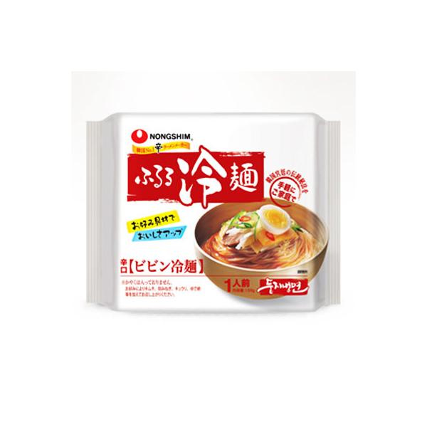 『農心』ふるる冷麺 ビビン冷麺(159g・1人前) ノンシム インスタント 韓国麺 韓国冷麺 韓国食材 韓国食品