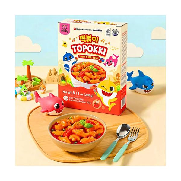 ノンシムテギョン ベイビーシャークトッポキ マイルド味 230g トッポキ
