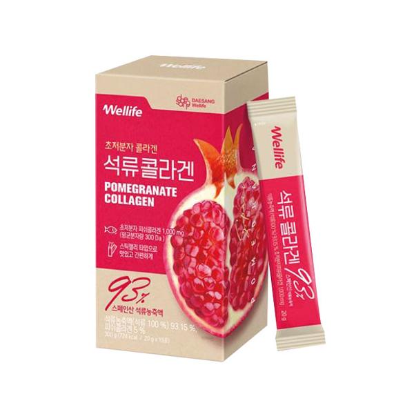 大象Wellife ザクロコラーゲン (20g×15個) ざくろゼリー  健康補助食品 韓国食品