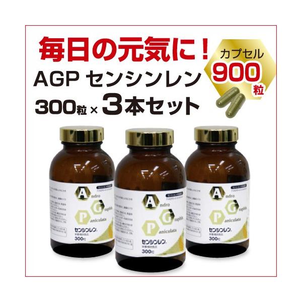 AGPセンシンレン（300粒×3本） サプリメント 健康 アンドログラフォリ 