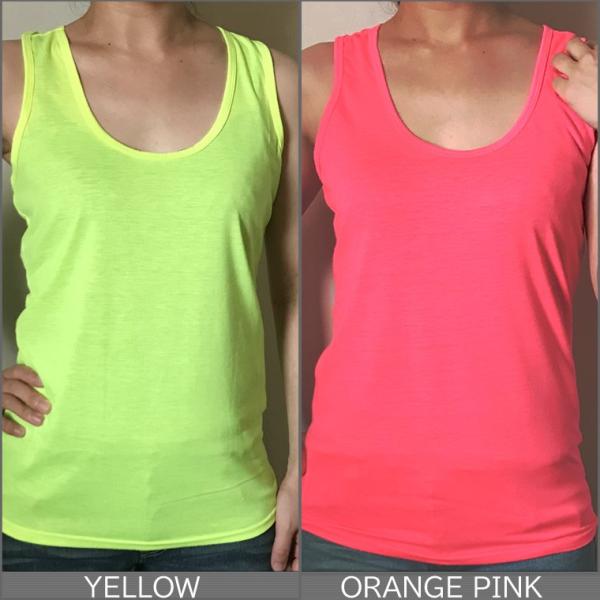 ネオンカラータンクトップ 蛍光色 インナー ハロウィン ノースリーブ ゆうパケット送料無料 Buyee Buyee 日本の通販商品 オークションの代理入札 代理購入