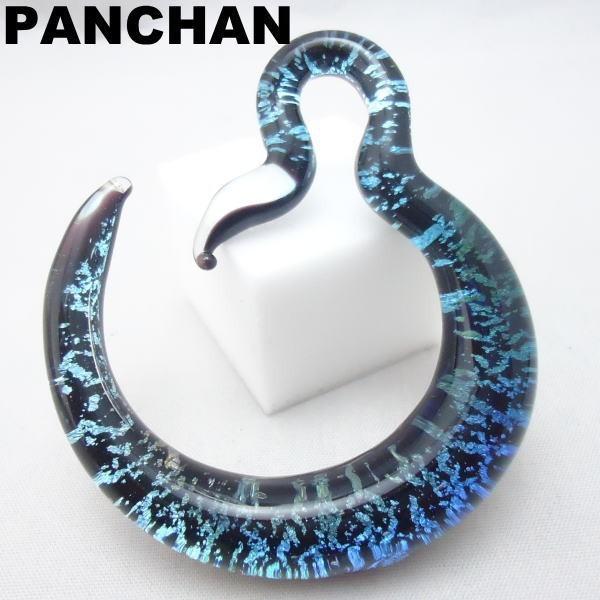 ガラス サーキュラー キャプティブ クリア ボディピアス PANCHAN 2G 0G