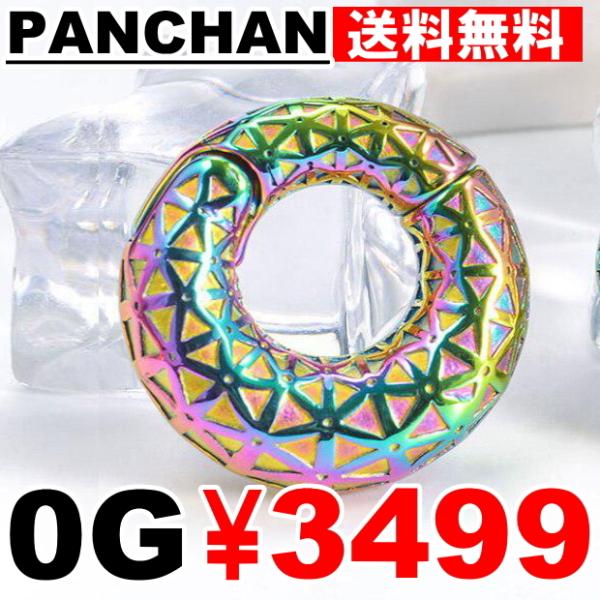 0G キャプティブ サーキュラー ボディピアス ブラック レインボー ゴールド ステンレス プライヤー不要 アレルギー セグメント リング マグネット